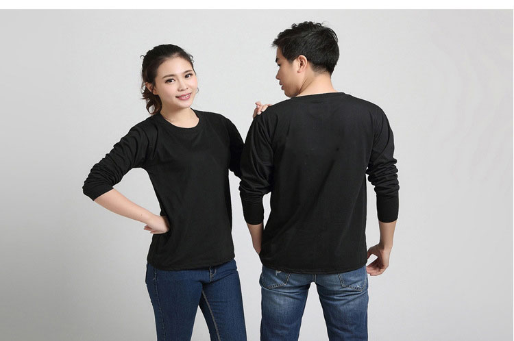 T恤定制印字長(cháng)袖廣告衫印logo圓領(lǐng)工作服文化衫 運動(dòng)活動(dòng)班服團體(圖18)