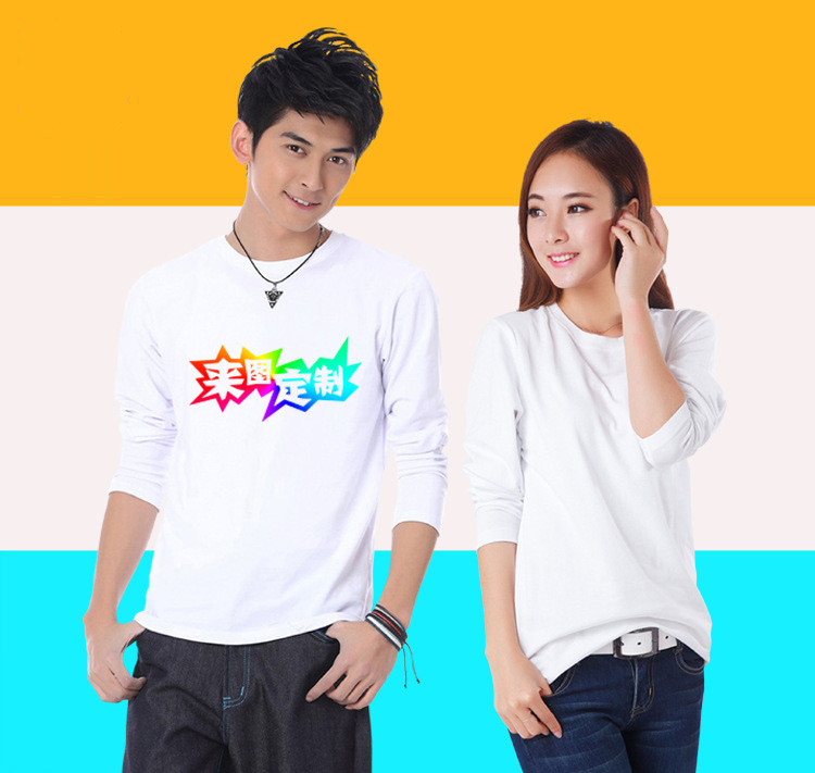 圓領(lǐng)長(cháng)袖秋冬廣告衫文化衫團體服班服DIY定制印制LOGO一件代發(fā)(圖4)