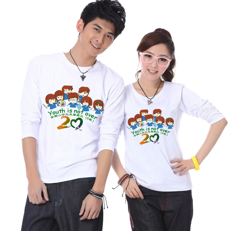 班服長(cháng)袖定制同學(xué)聚會(huì )T恤成人兒童同款10 20年30年團體服畢業(yè)紀念(圖13)